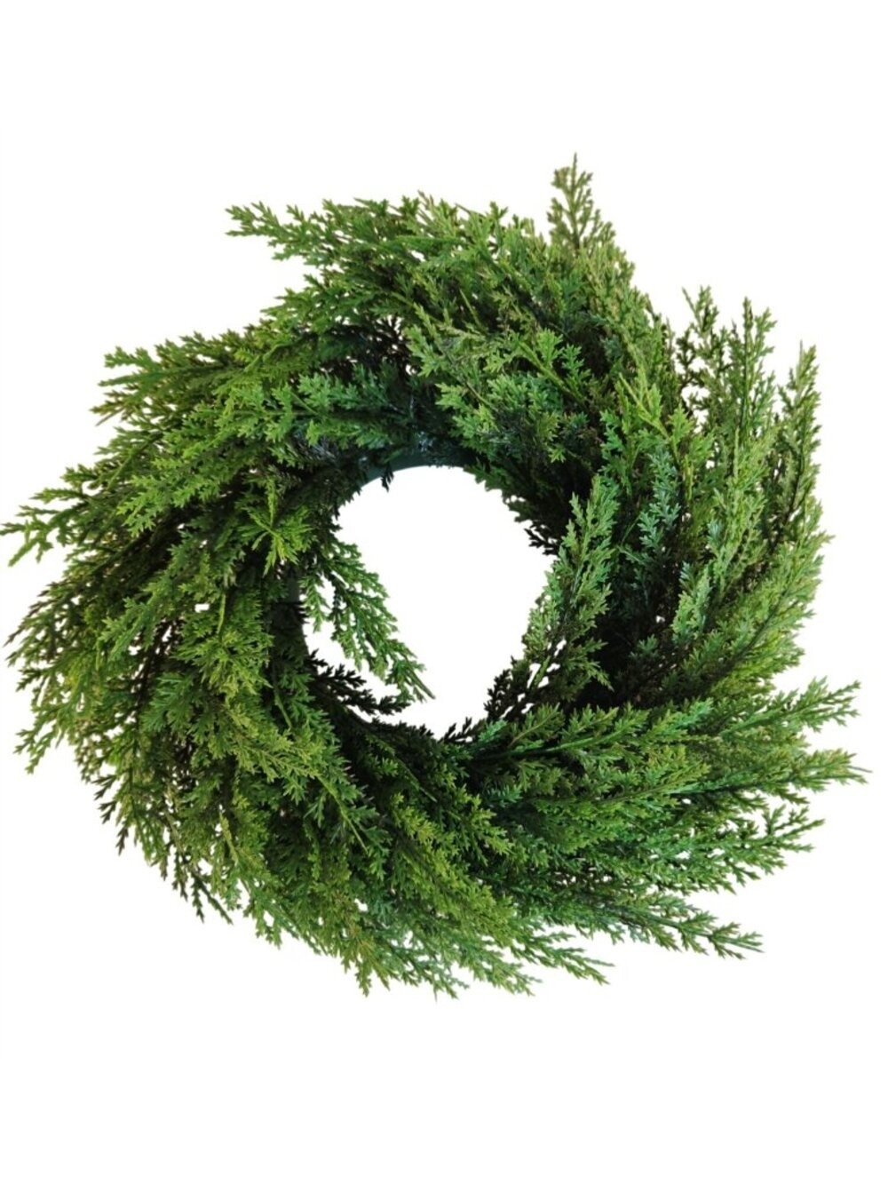 12 Inch Cedar Faux Greenery Wreath